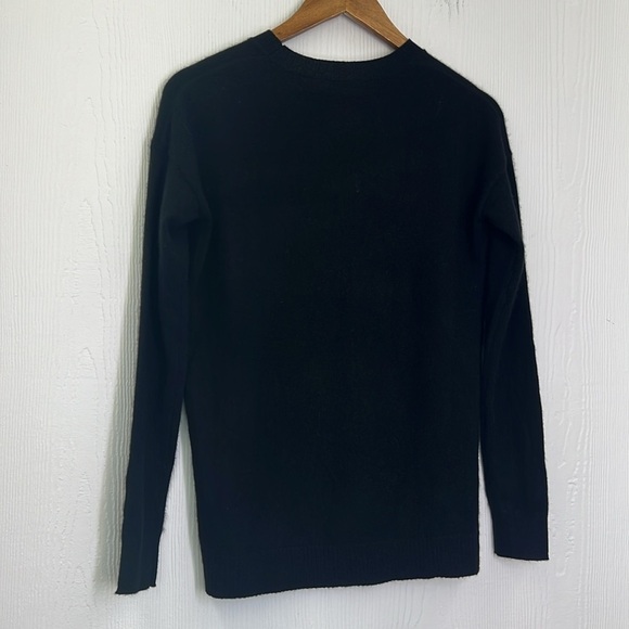 Aqua Cashmere - NWT Aqua Skull Lightning 100 Percent Cashmere Sweater Size Small - Picture 10 of 10